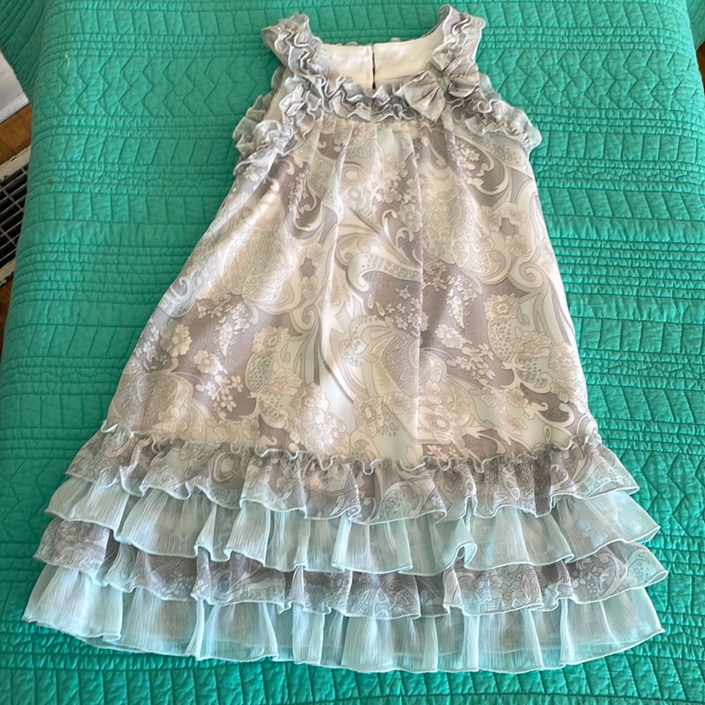Little Girl’s Isabella &Chloe Ruffle Dress Size 4